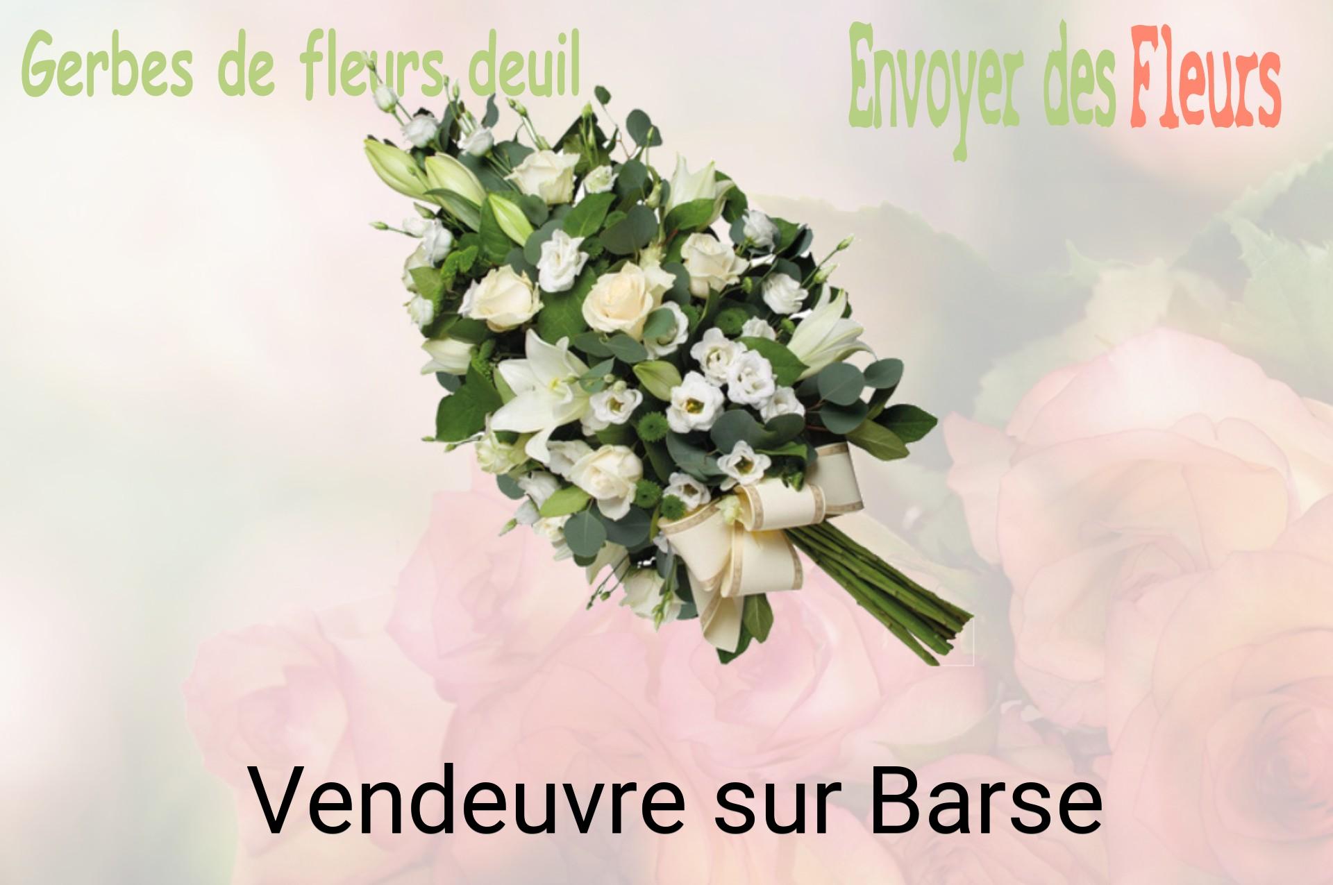Gerbe de fleurs de deuil livrée à Vendeuvre-sur-Barse